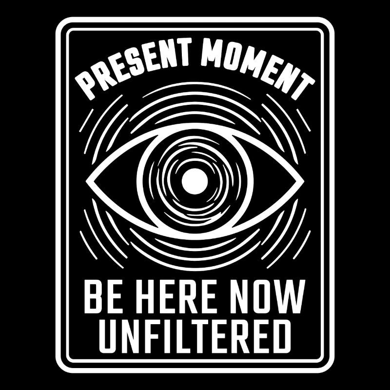 Attention des yeux Moment présent