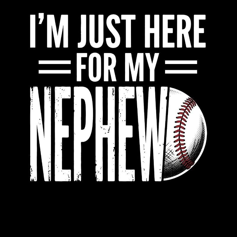 Ich bin nur wegen meines Neffen Baseball hier.