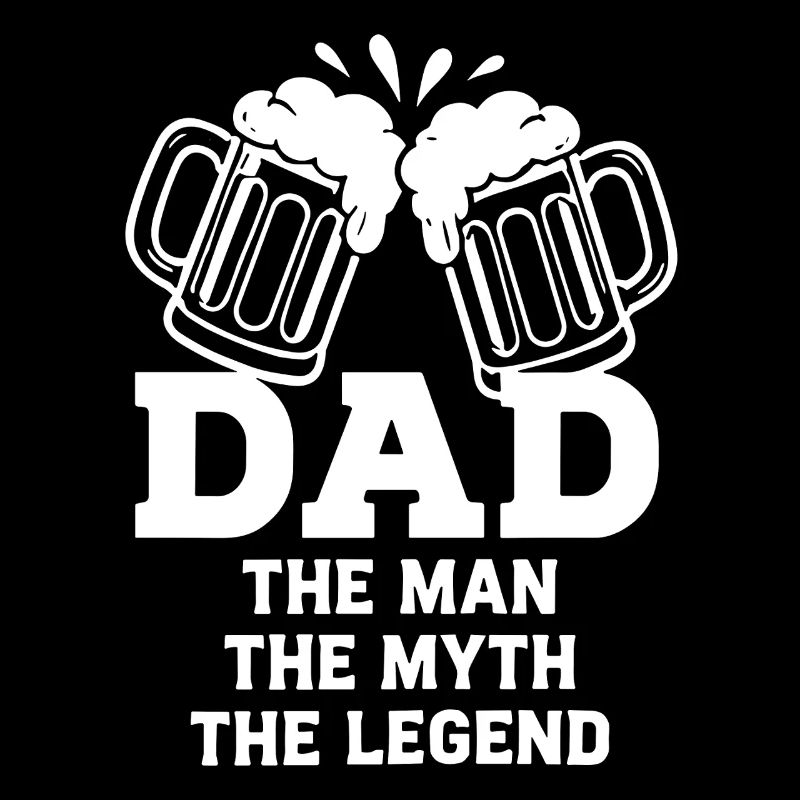 DAD THE MAN THE MYTH THE LEGEND Beer Emblem