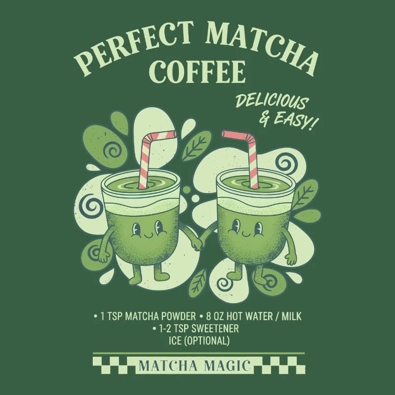 Perfekter Matcha-Kaffee Lecker und einfacher Matcha