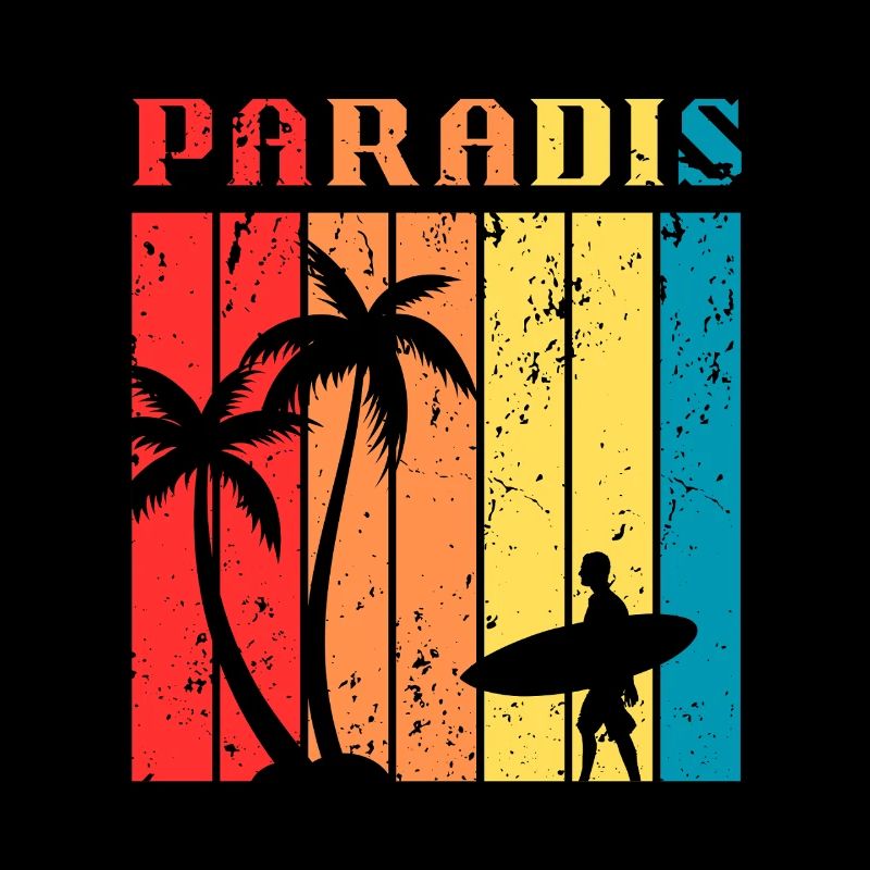 Paradise Surf été | Surf & Beach Retro Vintage