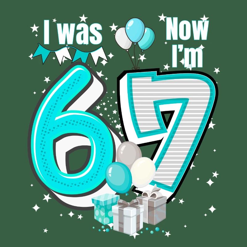 Ich war 6 Jetzt bin ich 7 Geburtstagsshirt Kinder 7 Geburtstag