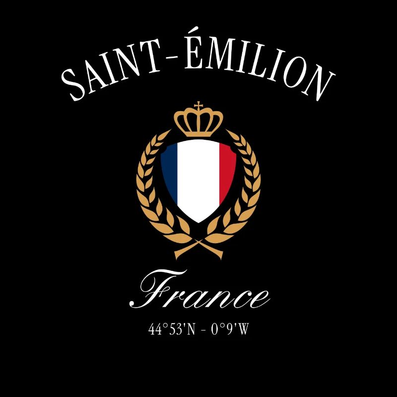 Saint-Émilion Frankreich Wappen – Reise Souvenir