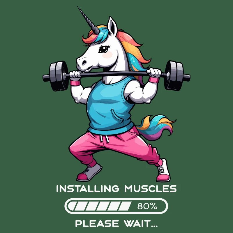 Bodybuilder Unicorn