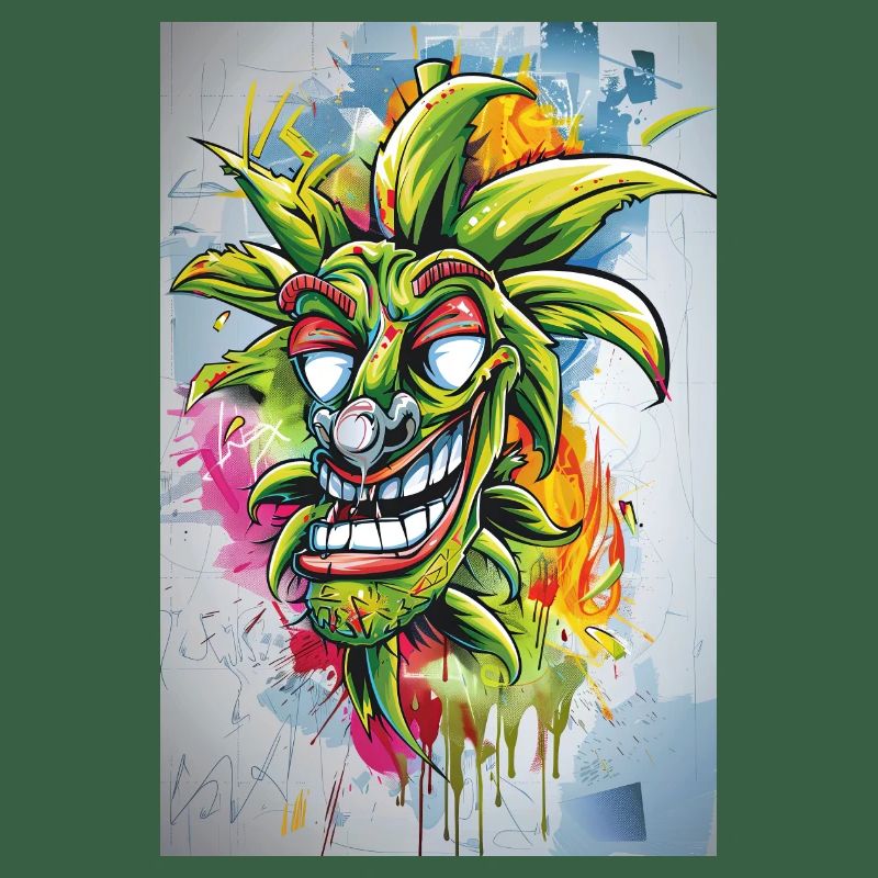 Graffiti Bouffon Ananas
