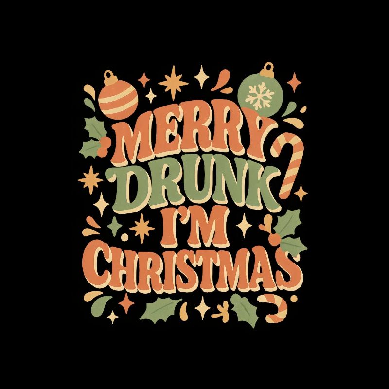 Merry drunk, I'm Christmas
