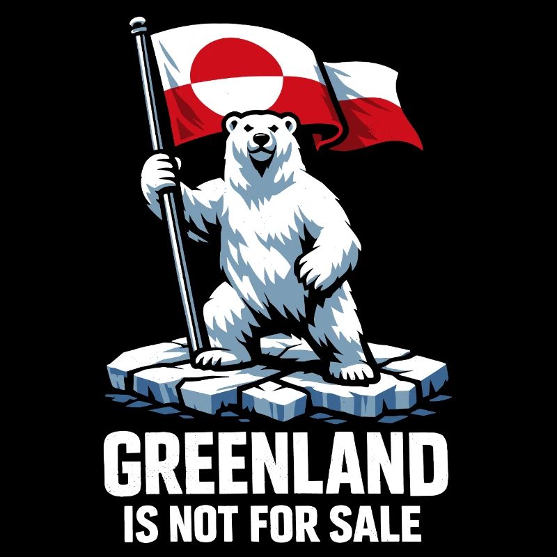 Greenland Flag Bear Greenlanders Gift