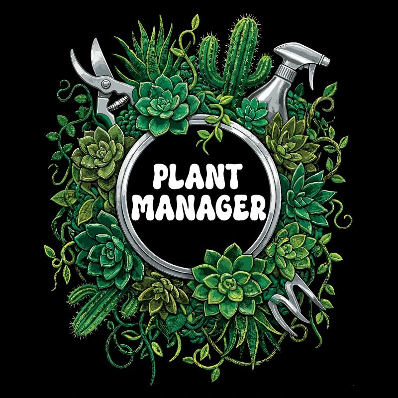 Funny Plant Manager Succulent Cactus