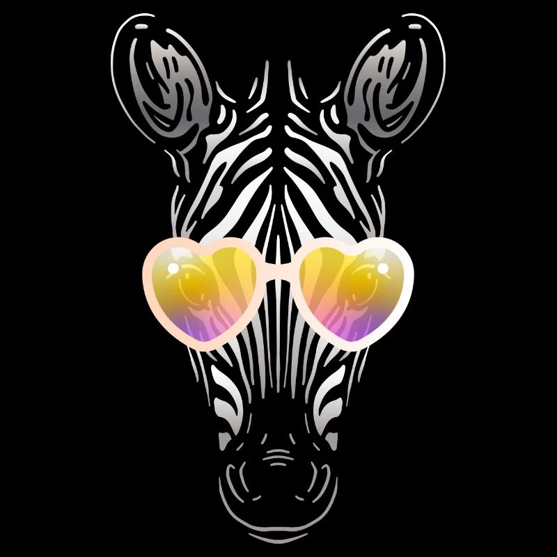 Zebra with Sunglasses
