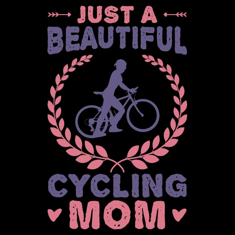 Radfahrer Mama