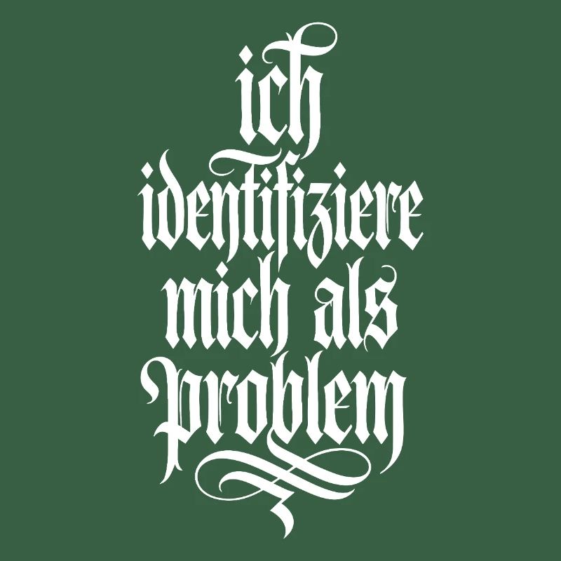I identify as a problem