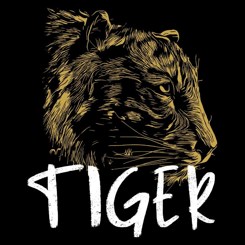Elegant and Wild Tiger