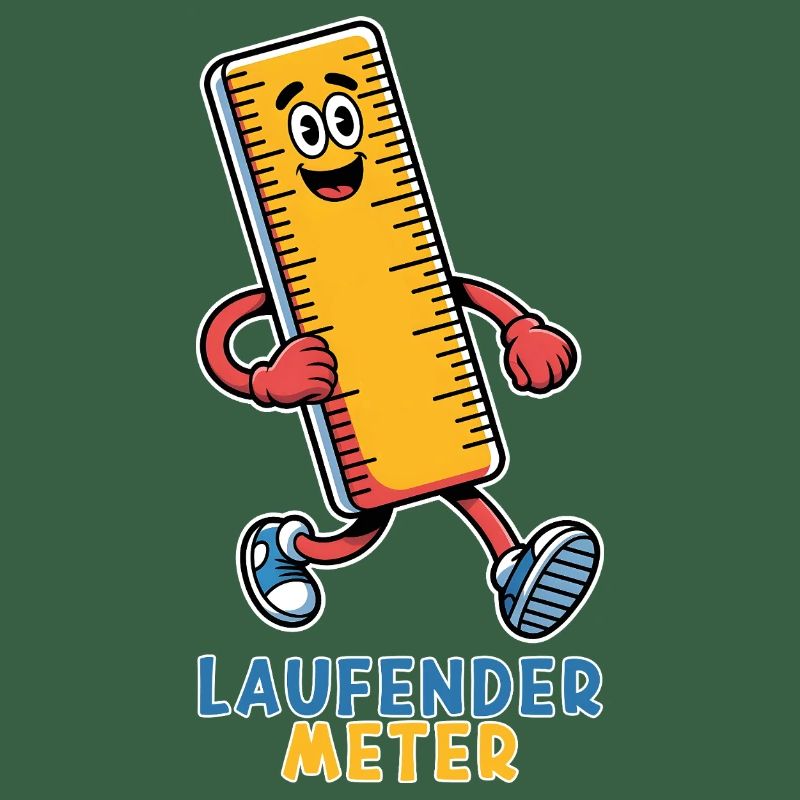 Running Meter Small Funny Dwarf Nickname