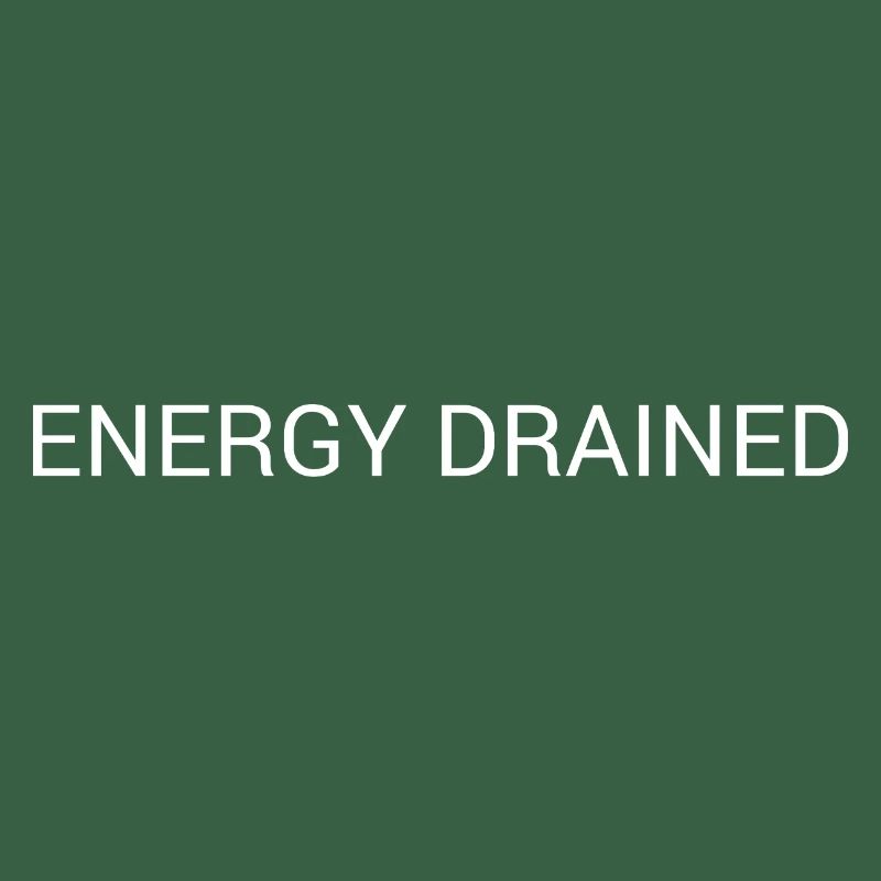 Énergie drainée – Conception minimale du texte