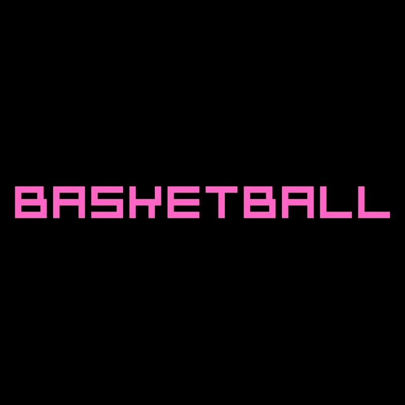 Texte néon de basket