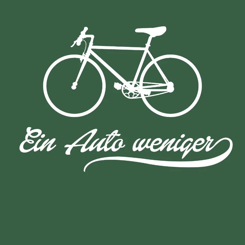 Fahrrad statt Auto Bewegung