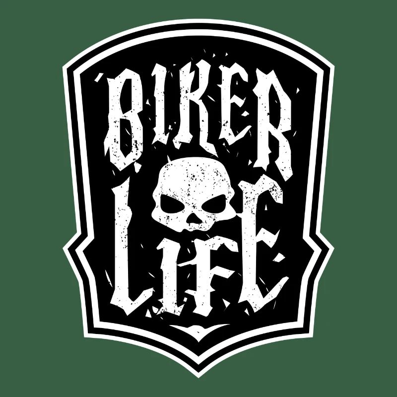 Motorrad Biker Motorräder Totenkopf Statement