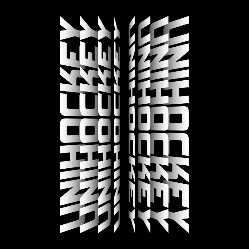 Typographie de flipbook floorball
