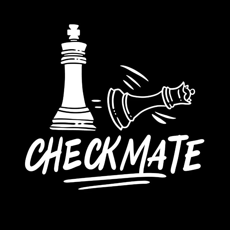 Joueur d'échecs échec et mat