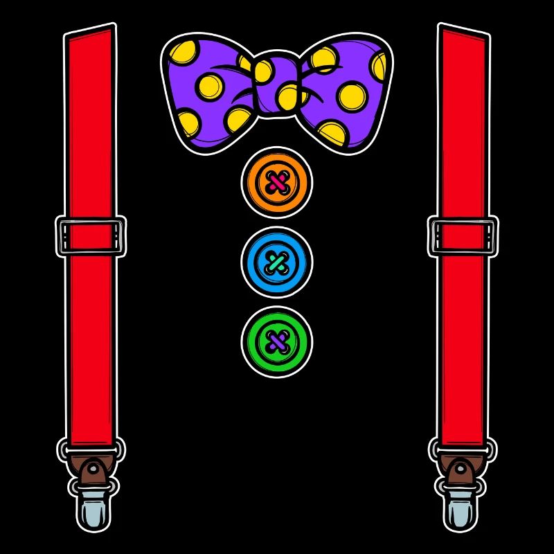 Clown costume carnaval carnaval