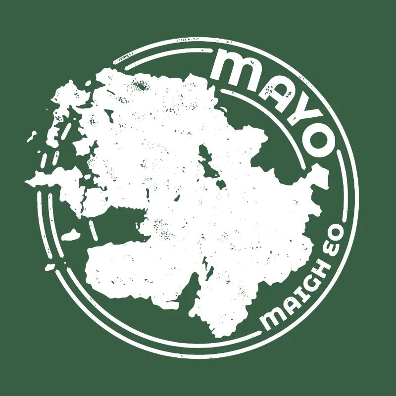 Mayo Ireland Map | County Outline Stamp