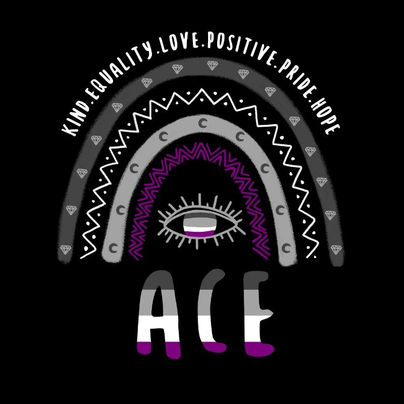 Boho Rainbow Ace Pride