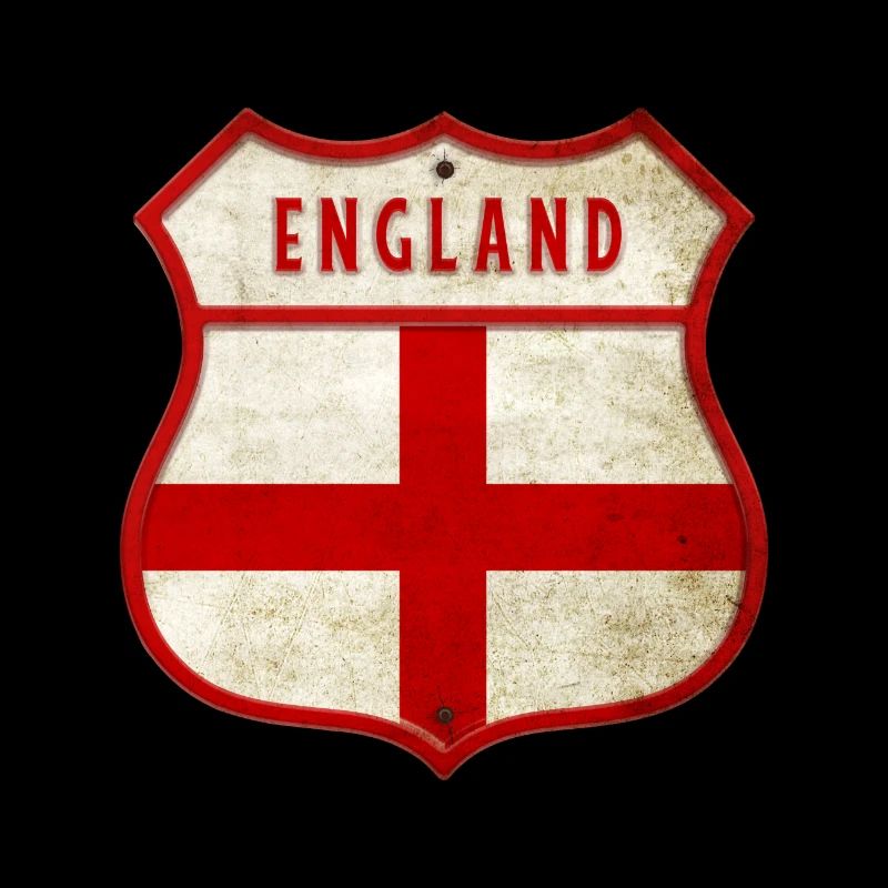 Armoiries des drapeaux de l'Angleterre