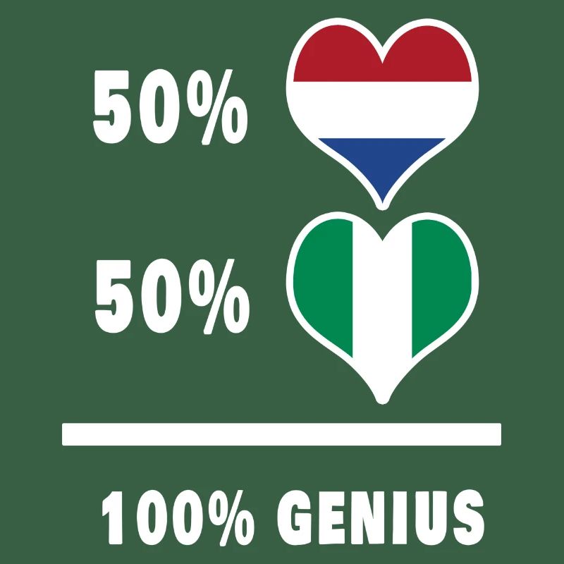 Nigéria et Pays-Bas Conception ingénieuse du drapeau