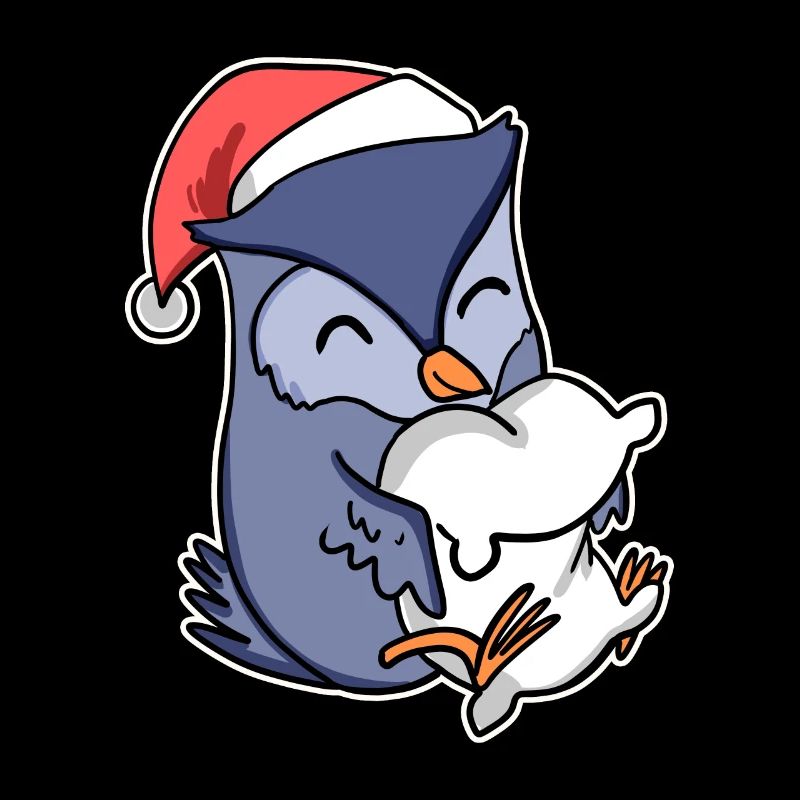 Eule Weihnachten Schlafen Schlaf Ausschlafen