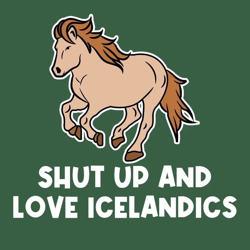 Isländer Pferdeliebe Cool Islandpferde Statement