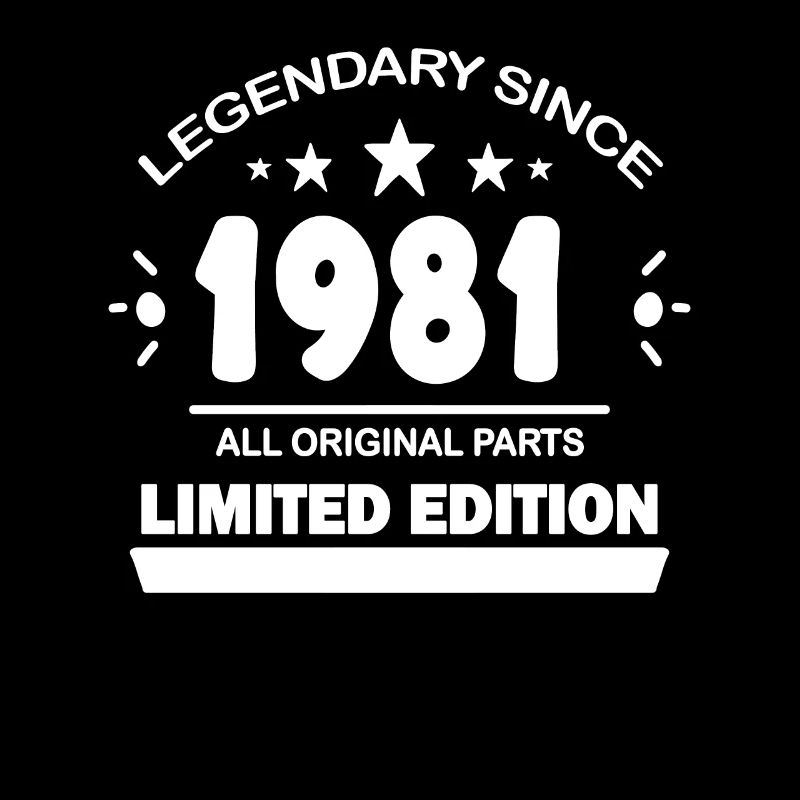 1981 - Né 1981 - Année de construction 1981