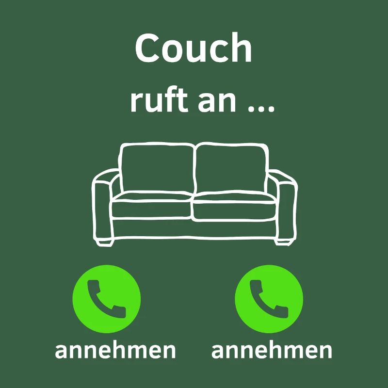 Couch ruft an - annehmen oder annehmen?