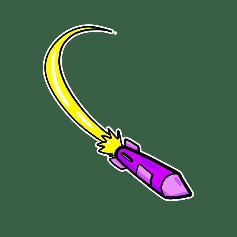 Fusée violette