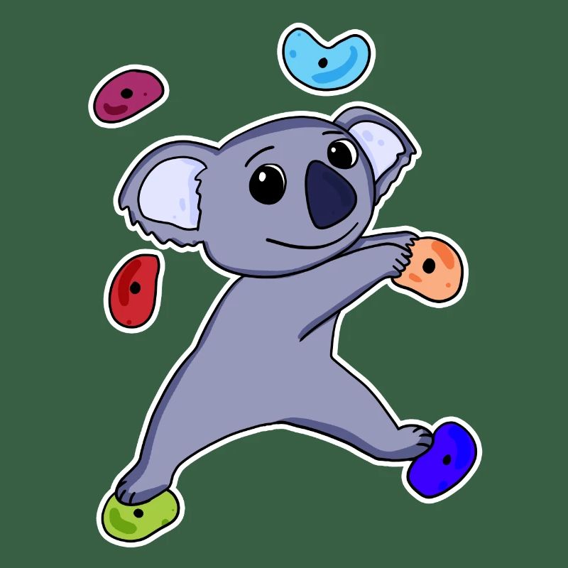 Climbing Koala