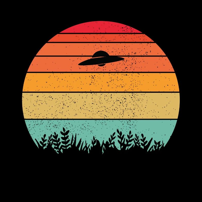 UFO Sonne Retro