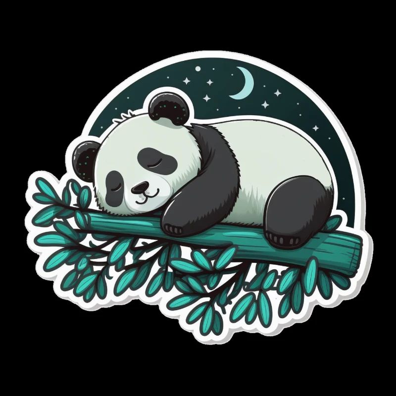 Panda endormi