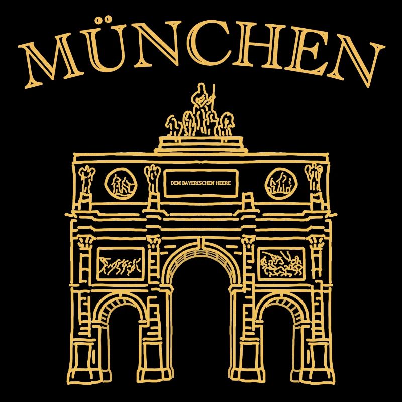 Porte de la Victoire emblématique Munich
