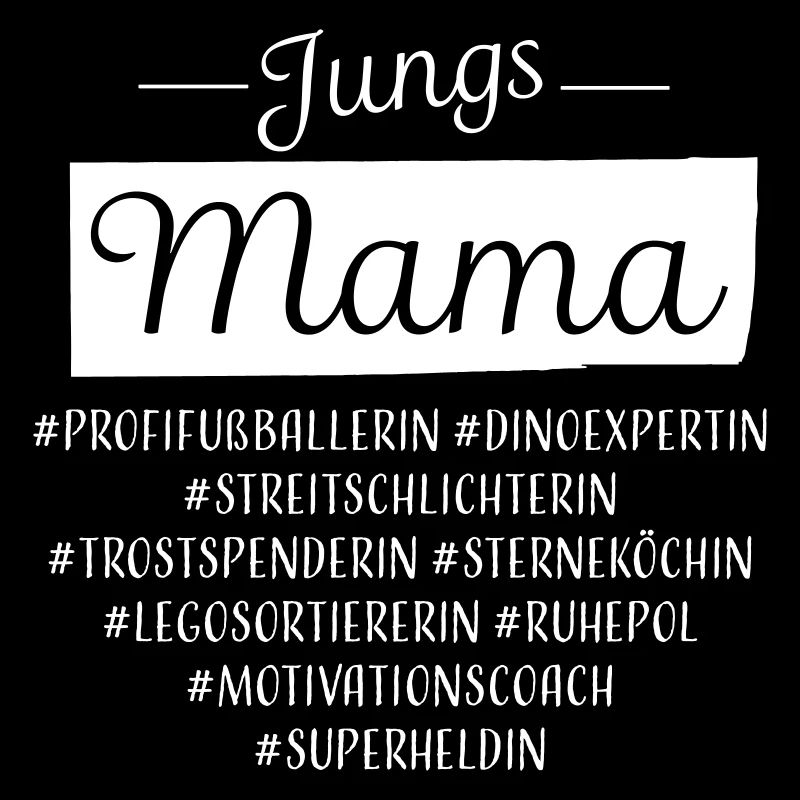 Jungs Mama Jungsmama Muttertag weiß