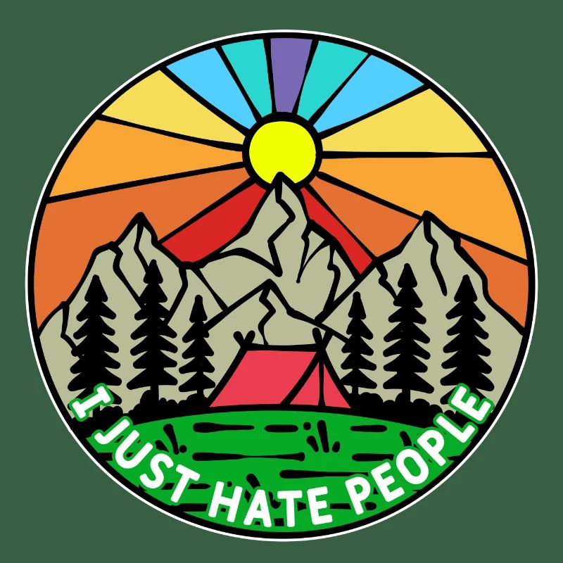 Mountains, Nature, Camping, Hiker, Statement Tents