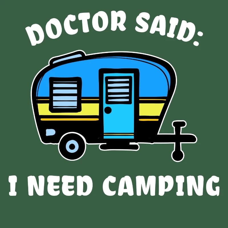 Déclaration de vacances Caravane Camping Randonneur