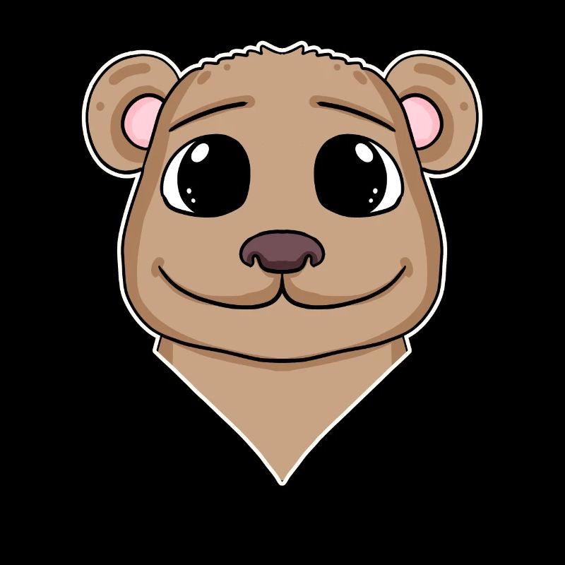 Tête d’animal d’ours Tête d’animal