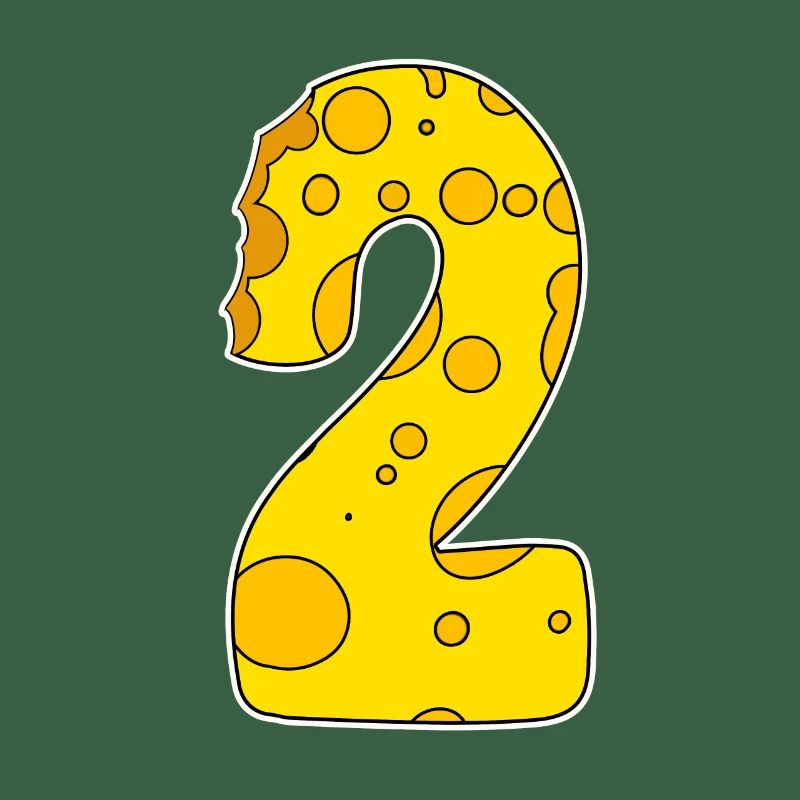 Number 2 - Two - Second