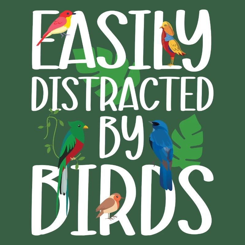 Facilement distrait par les oiseaux