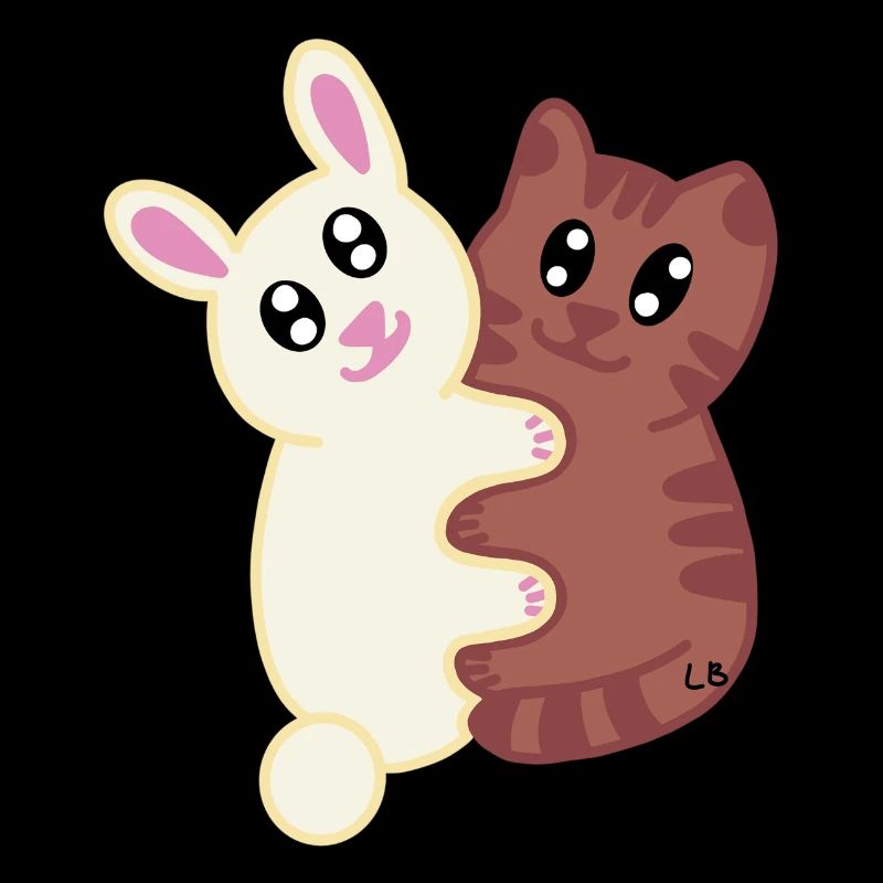 Lapin et chat par L !LA