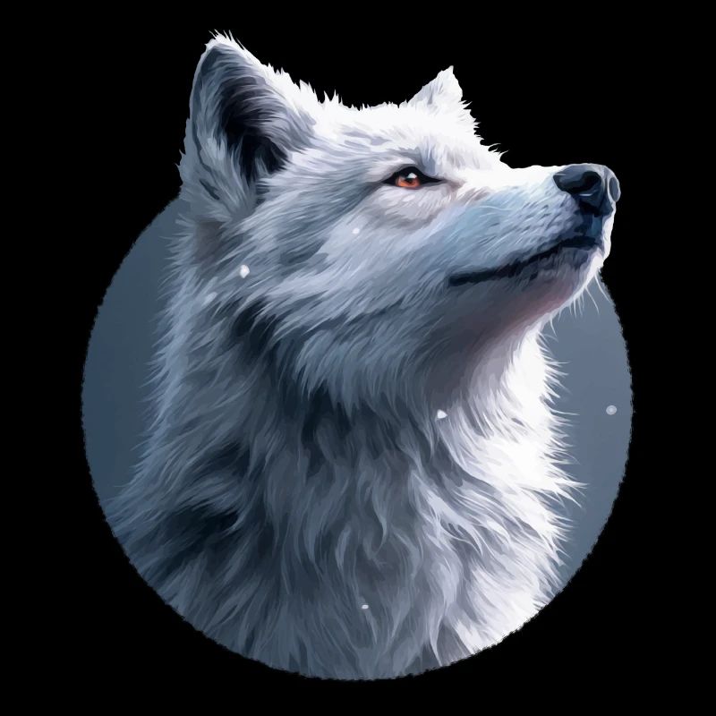 Illustration de Loup Blanc
