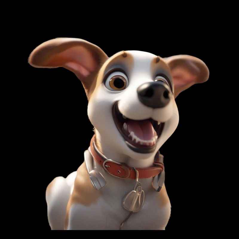 Glücklicher Hund
