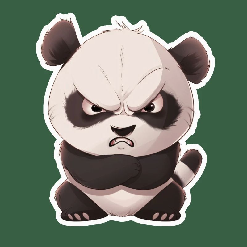Mignon bébé panda panda cassé
