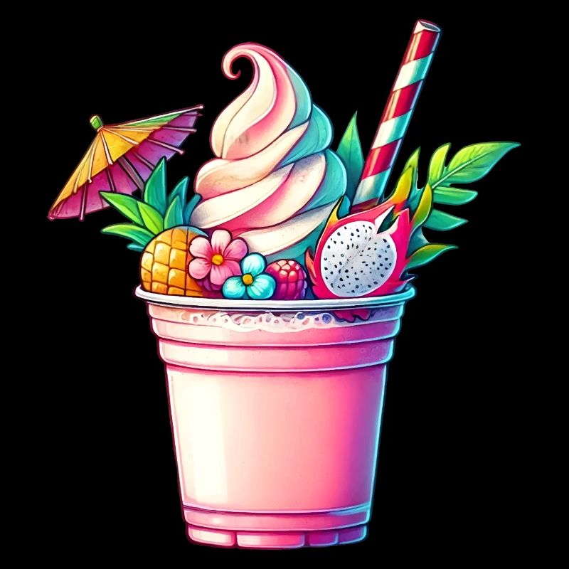 exotic fruity dreams:summer milkshake