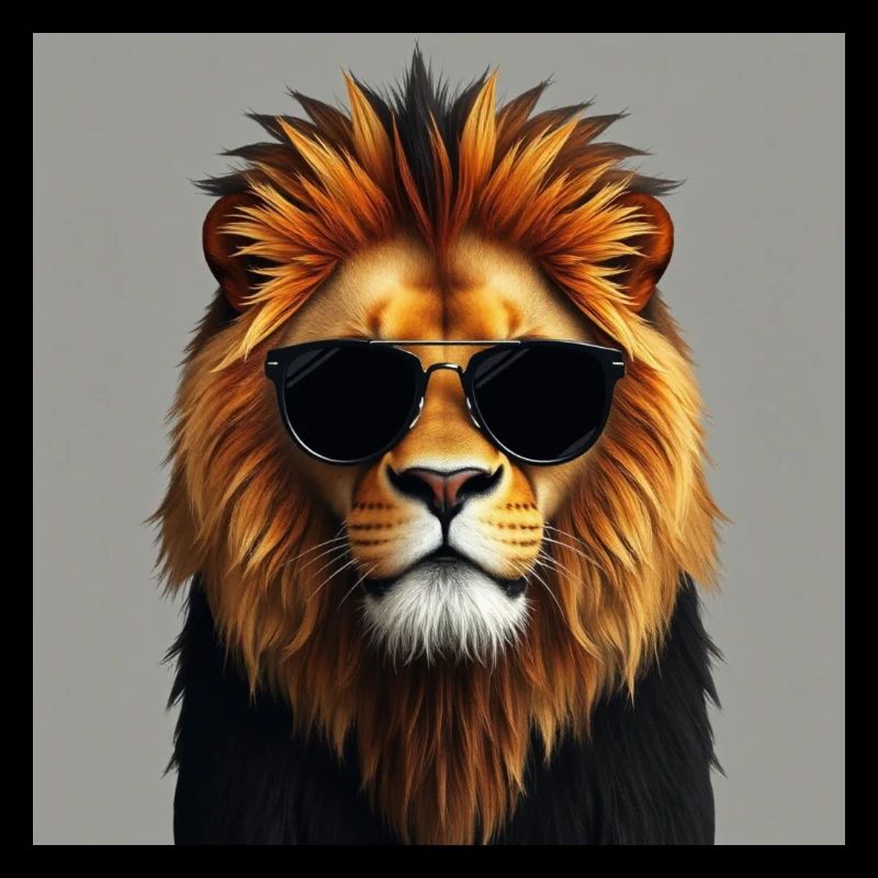 Lion stylé