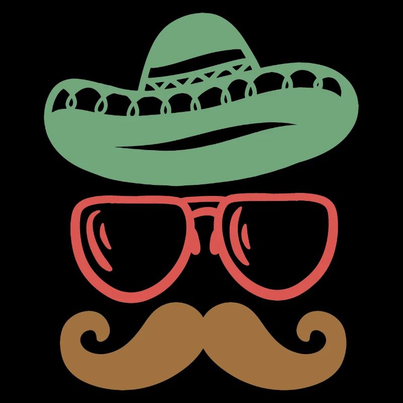 Cinco de Mayo mexikanisch Schnurrbart